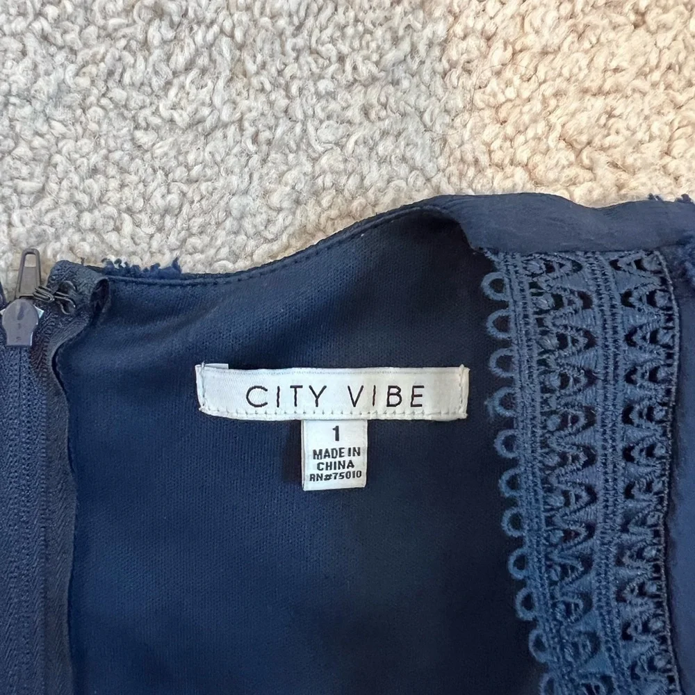 City Vibe Women’s Navy Blue Dress Size 1‎